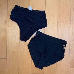 High wais bikini bottoms